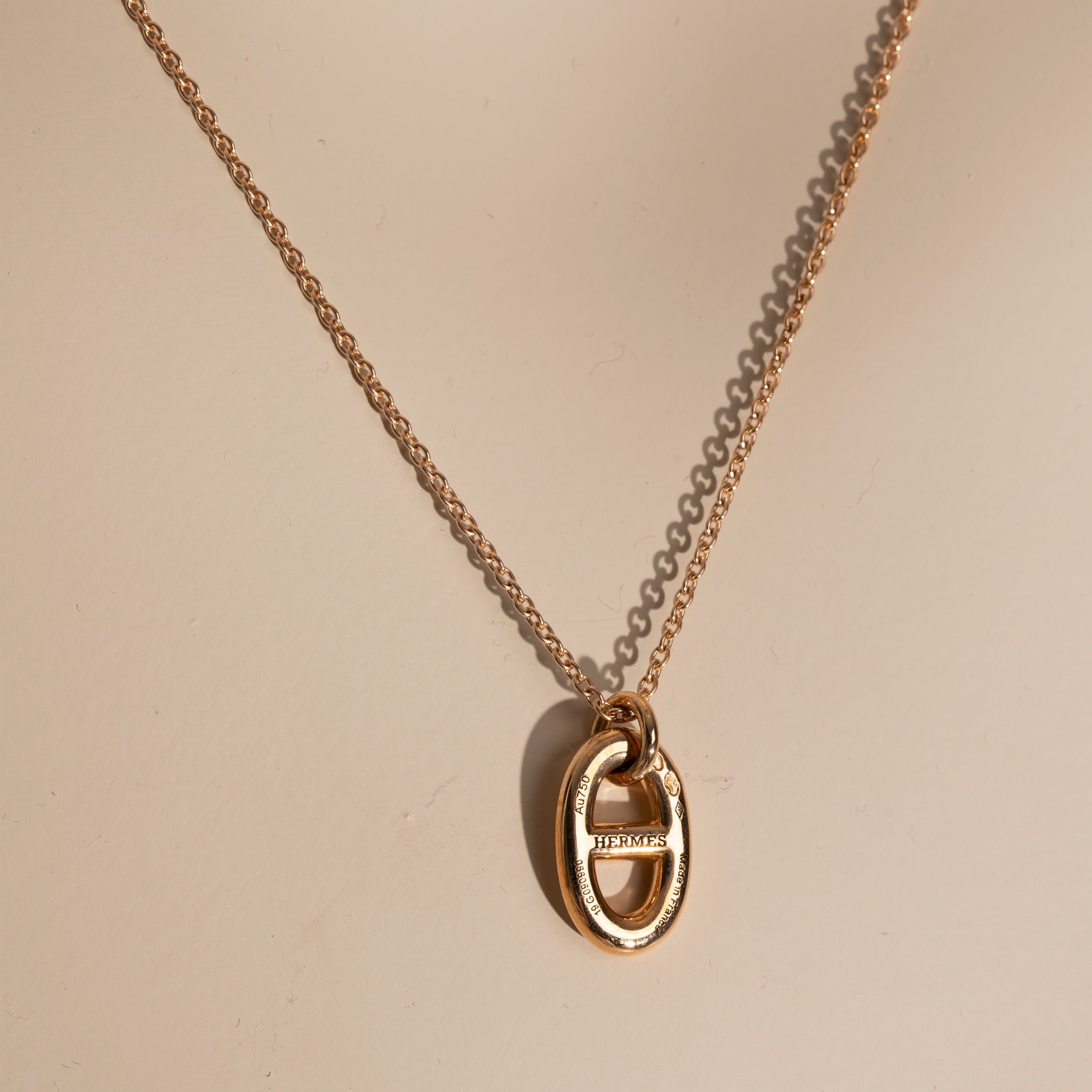 Hermes Farandole Rose Gold Necklace