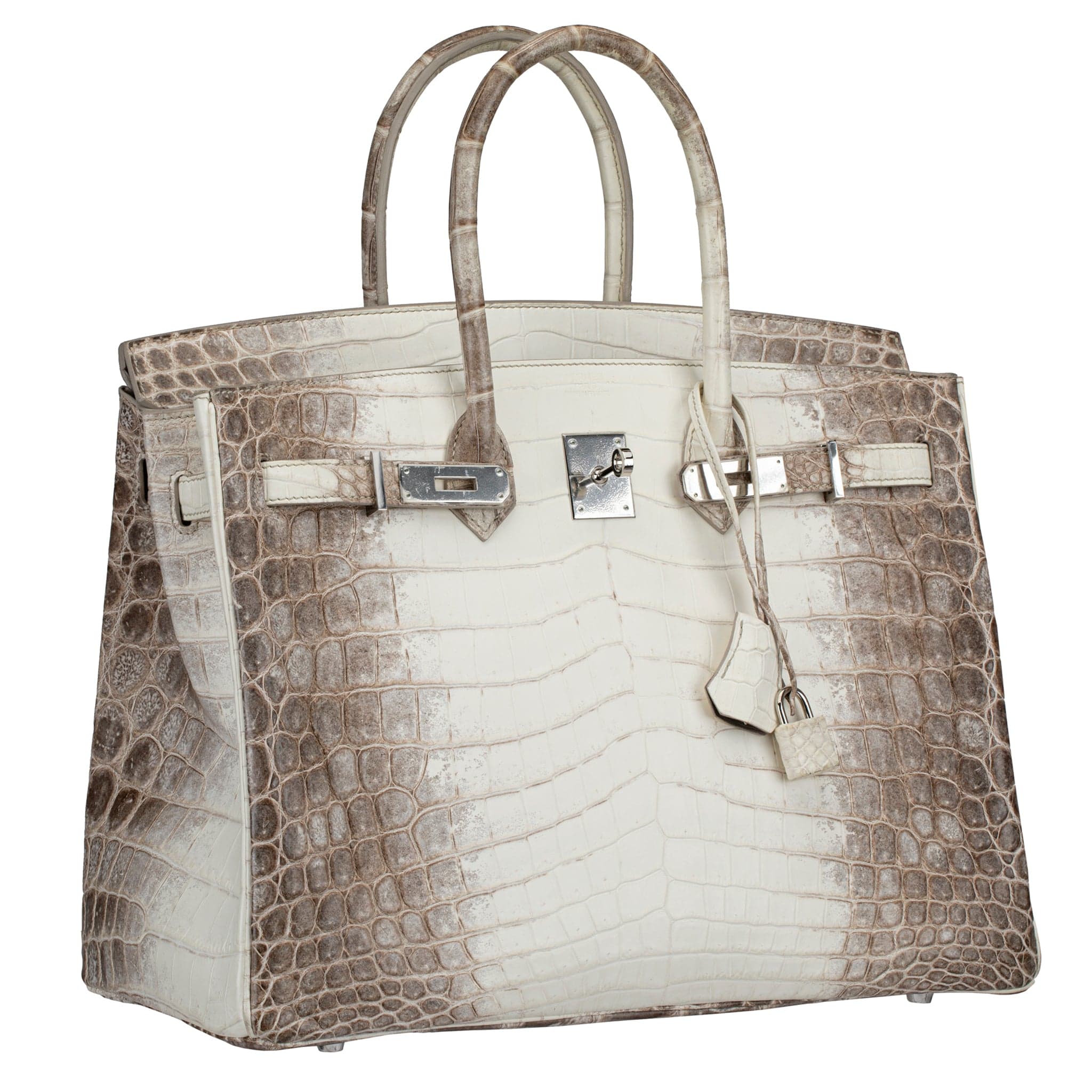 HERMES BIRKIN 35CM HIMALAYA BLANC MATTE NILOTICUS CROCODILE PALLADIUM HARDWARE - On Repeat