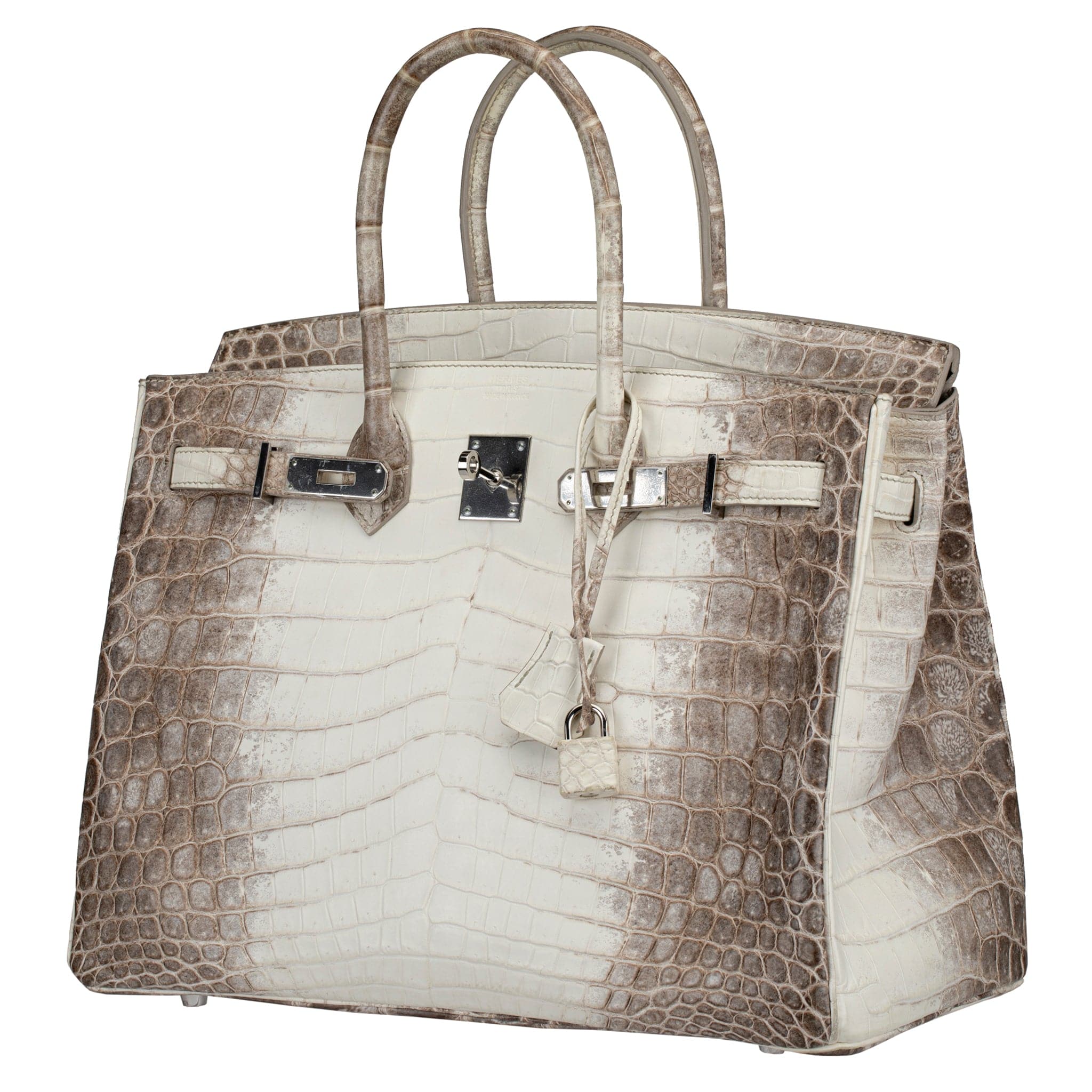 HERMES BIRKIN 35CM HIMALAYA BLANC MATTE NILOTICUS CROCODILE PALLADIUM HARDWARE - On Repeat