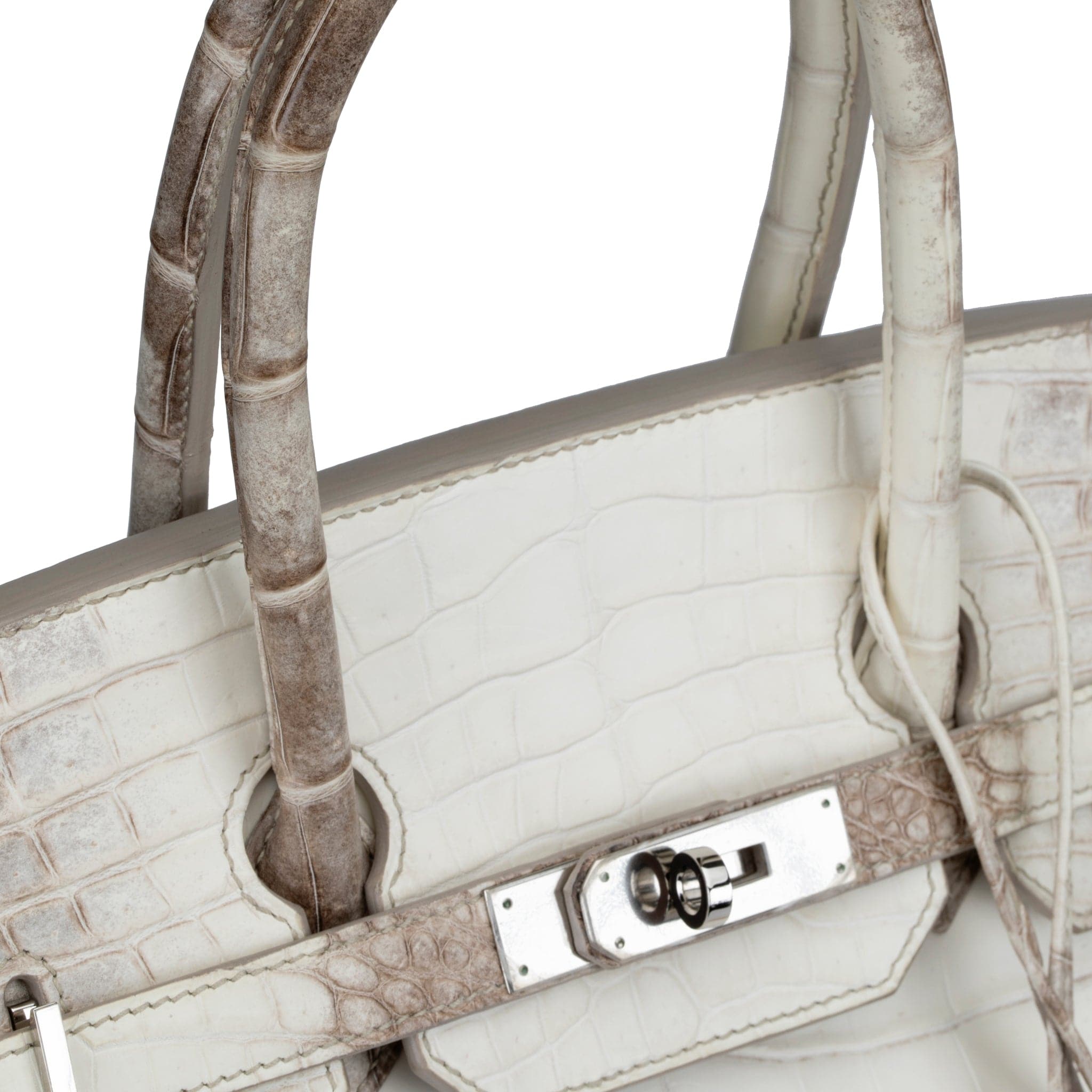 HERMES BIRKIN 35CM HIMALAYA BLANC MATTE NILOTICUS CROCODILE PALLADIUM HARDWARE - On Repeat