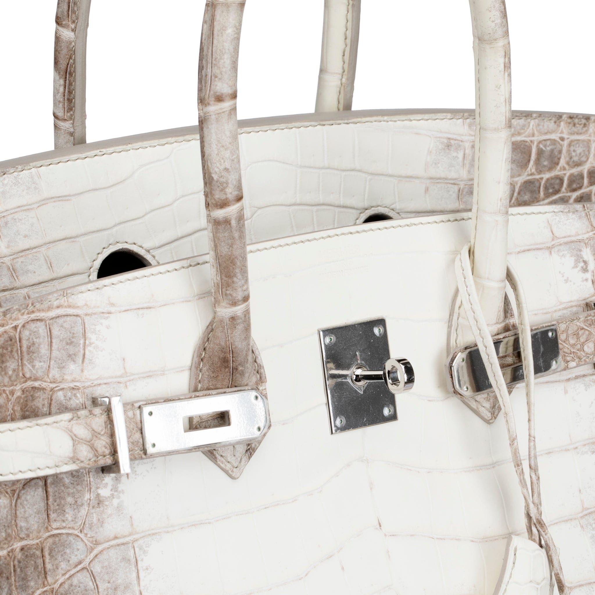 HERMES BIRKIN 35CM HIMALAYA BLANC MATTE NILOTICUS CROCODILE PALLADIUM HARDWARE - On Repeat