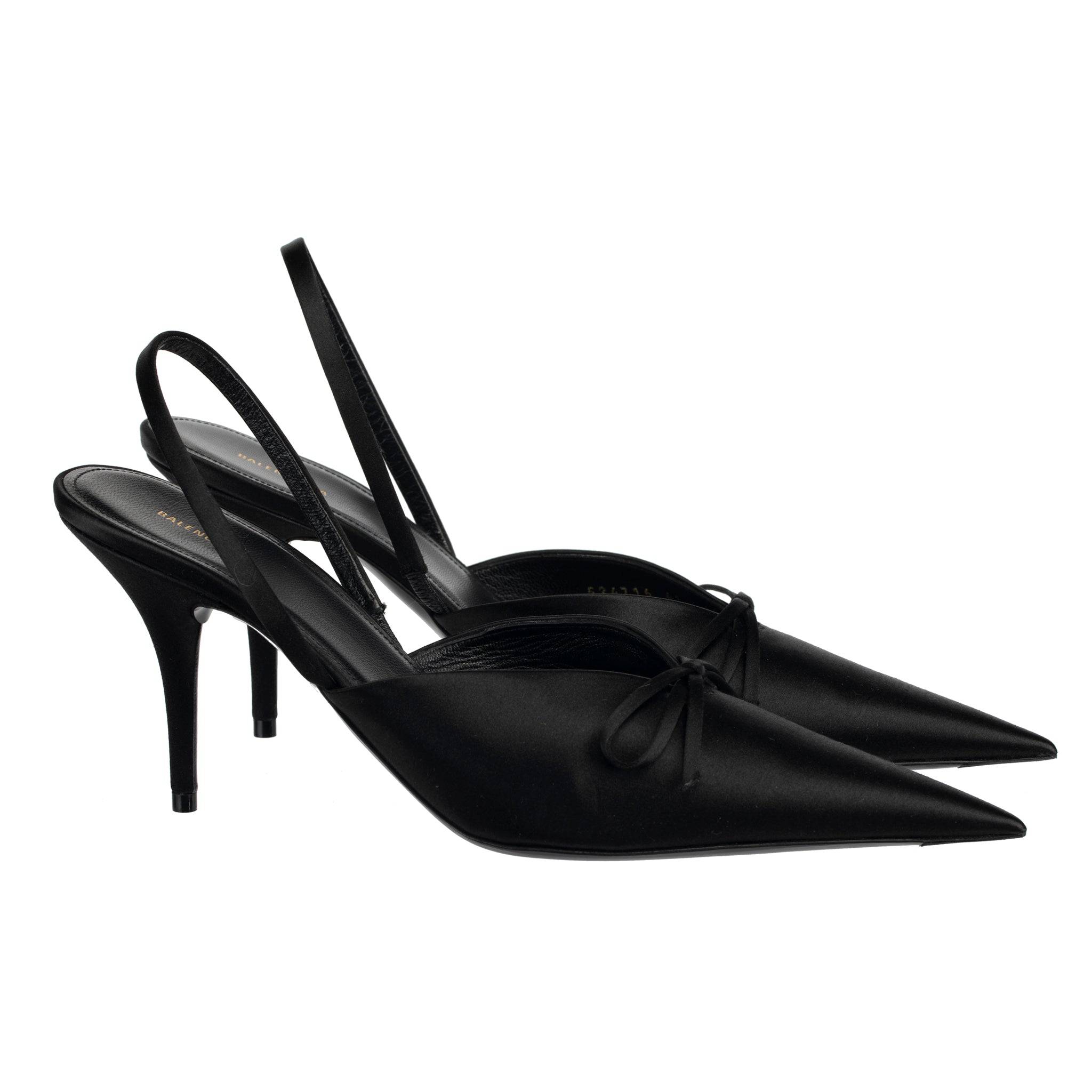 BALENCIAGA KNIFE SLINGBACK HEELS BLACK 41 FR - On Repeat