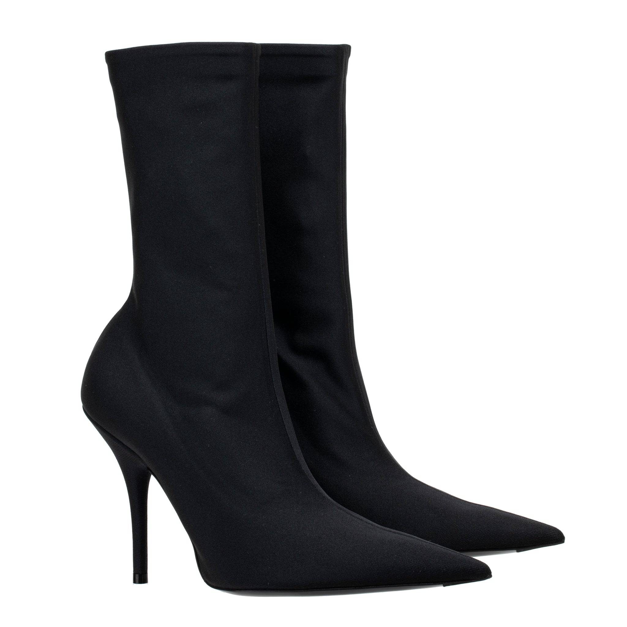 BALENCIAGA STRETCH KNIT KNIFE BOOT BLACK 36 FR - On Repeat