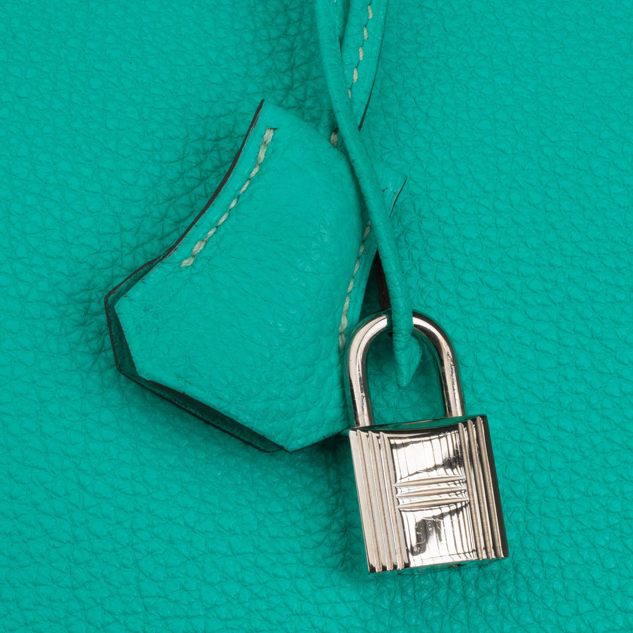 HERMES BIRKIN 40CM LAGOON TOGO LEATHER PALLADIUM HARDWARE - On Repeat