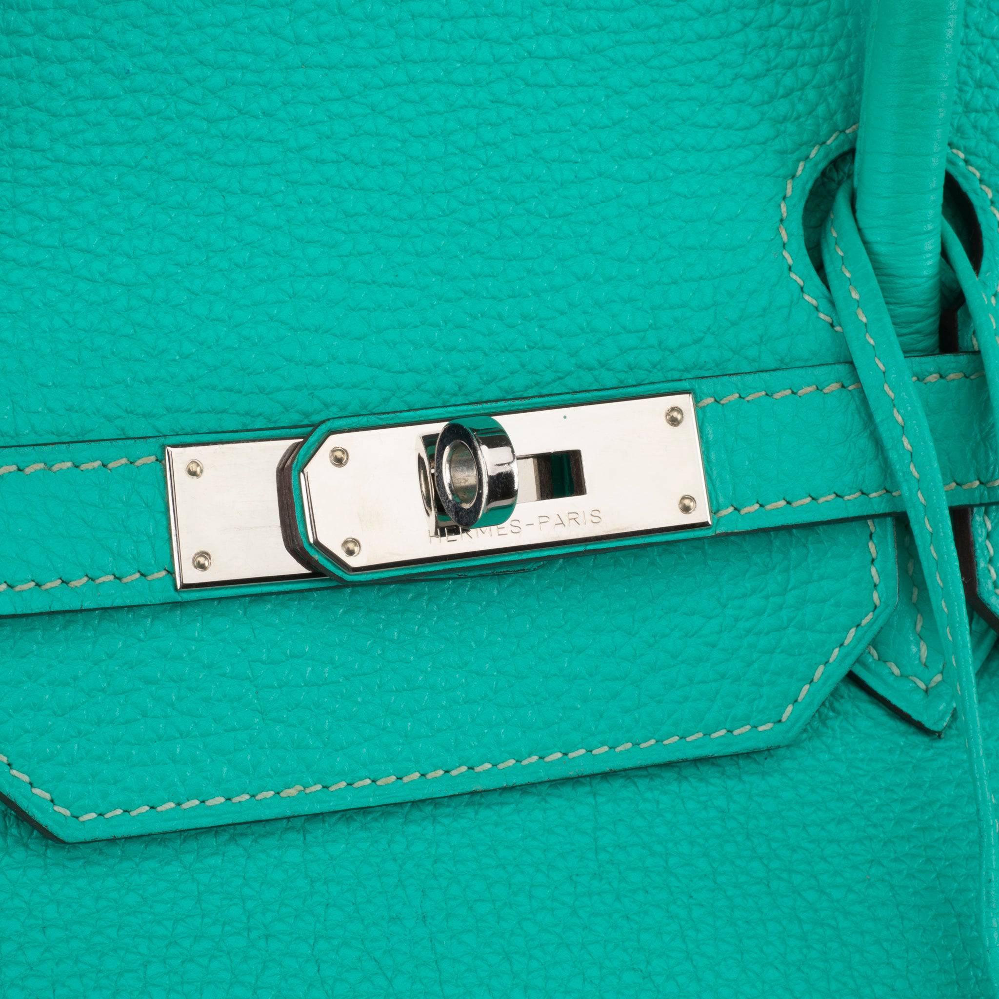 HERMES BIRKIN 40CM LAGOON TOGO LEATHER PALLADIUM HARDWARE - On Repeat