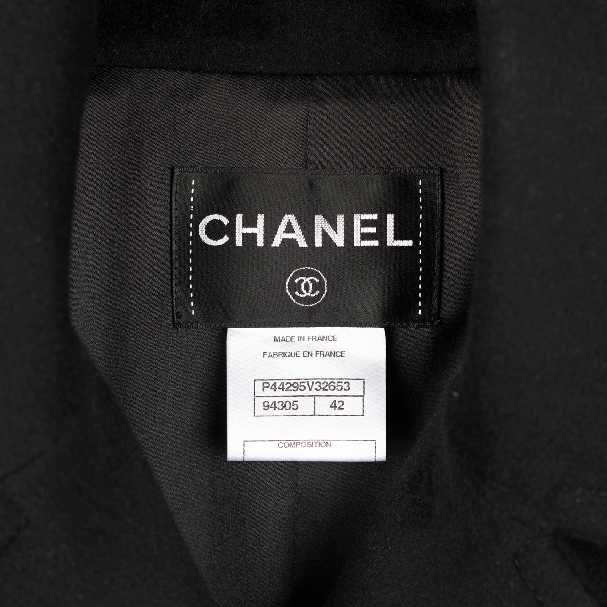 Chanel Long Black Trench Coat 42 Fr - On Repeat