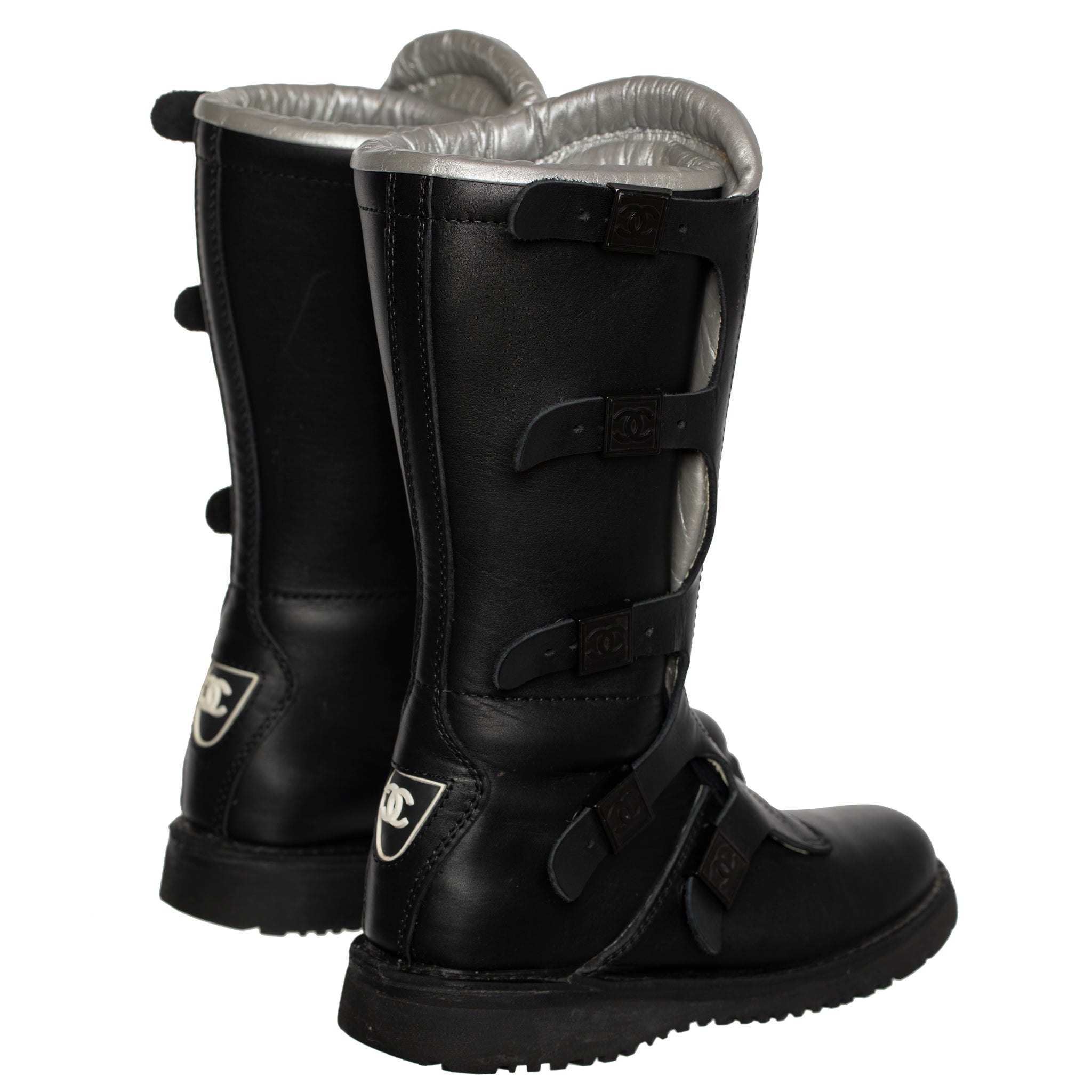 CHANEL WINTER SKI BOOT BLACK 39 FR - On Repeat