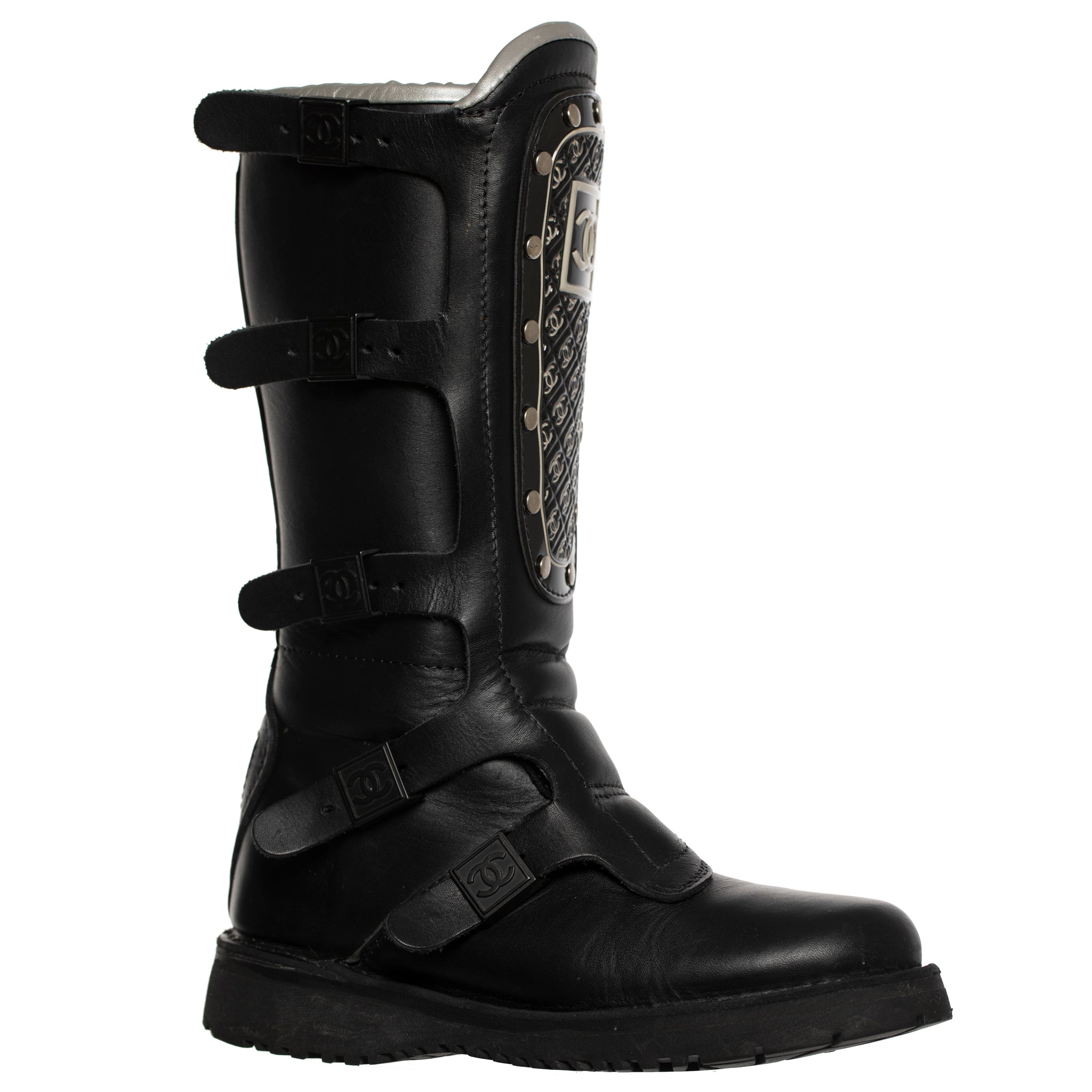 CHANEL WINTER SKI BOOT BLACK 39 FR - On Repeat