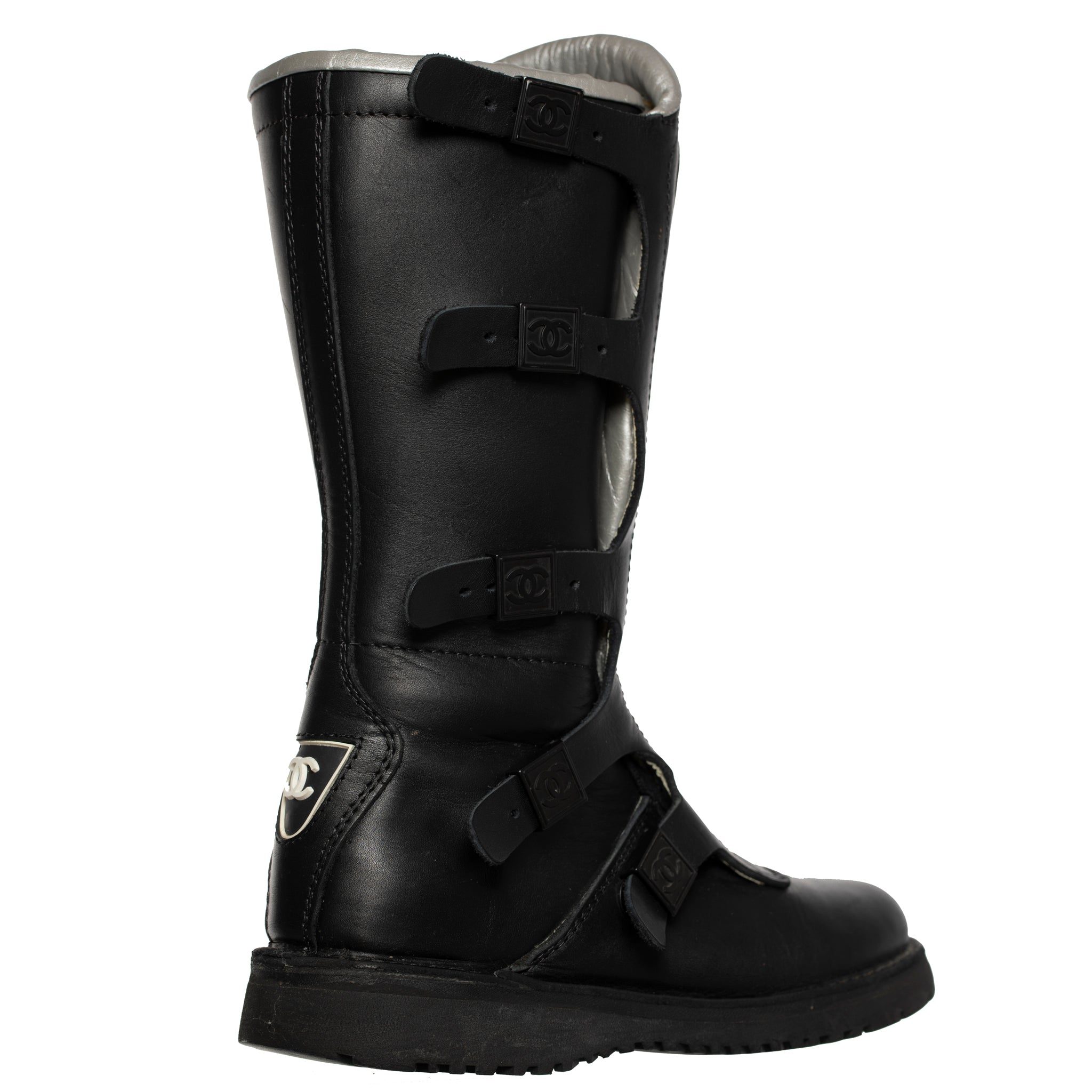 CHANEL WINTER SKI BOOT BLACK 39 FR - On Repeat