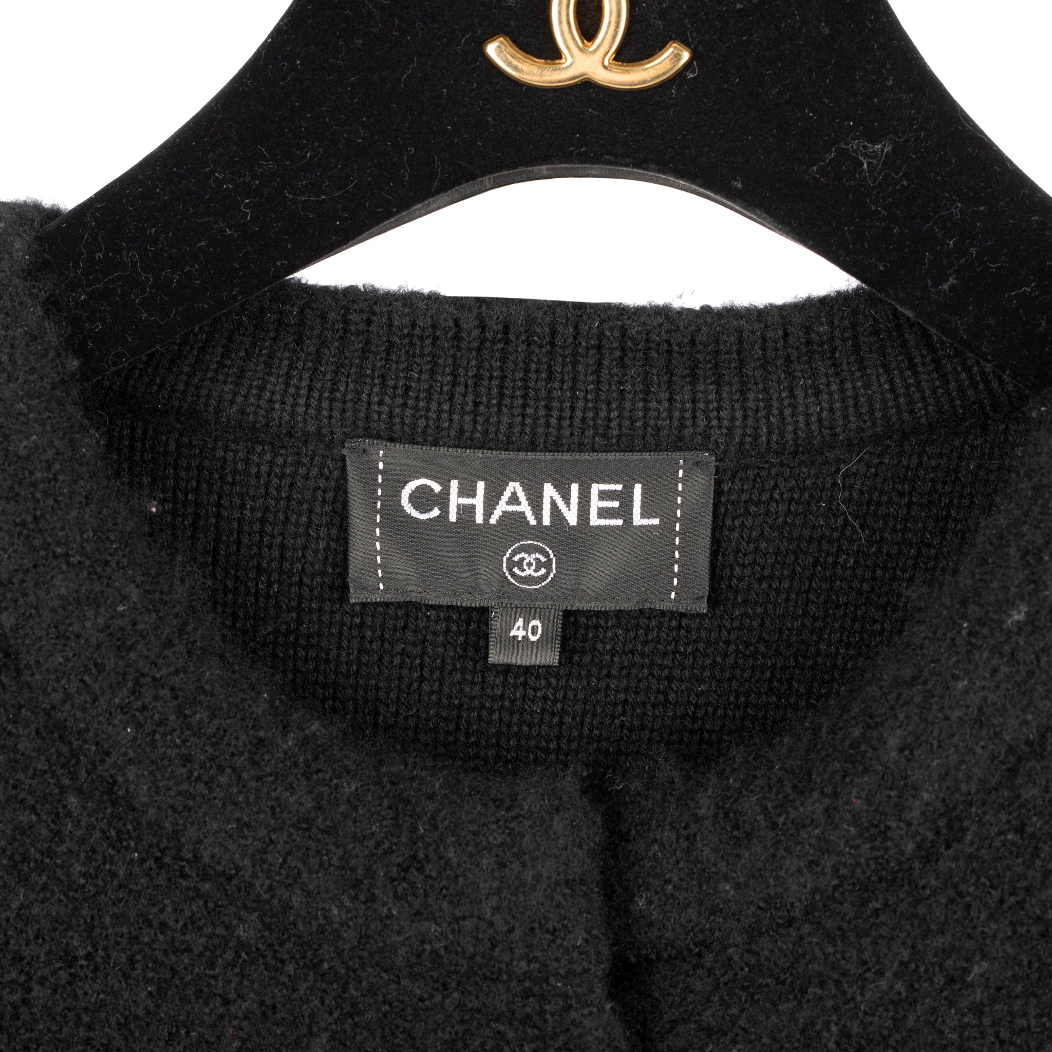 Chanel Black Cashmere Cardigan 40 Fr - On Repeat