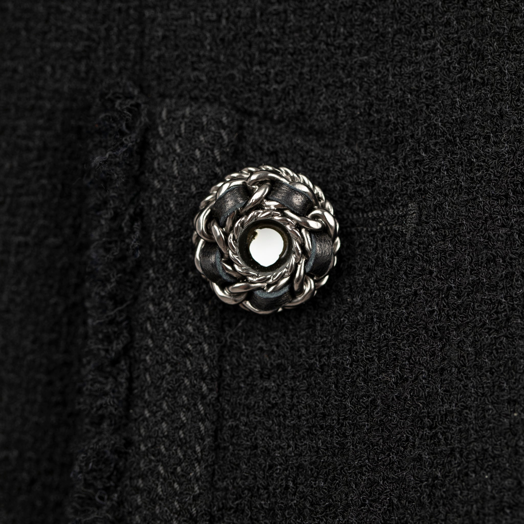 Chanel Black Jacket With Ruthenium Buttons 36 Fr - On Repeat