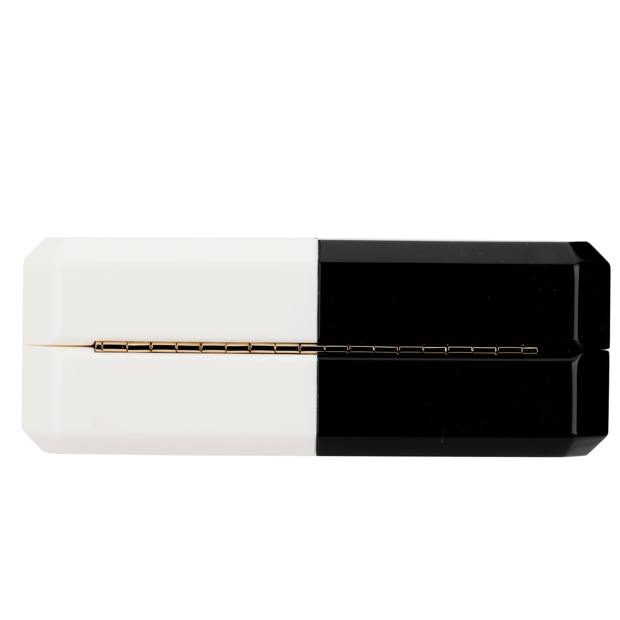 CHANEL MINAUDIÈRE LIMITED EDITION LUCITE PERFUME BOTTLE BLACK & WHITE GOLD HARDWARE - On Repeat