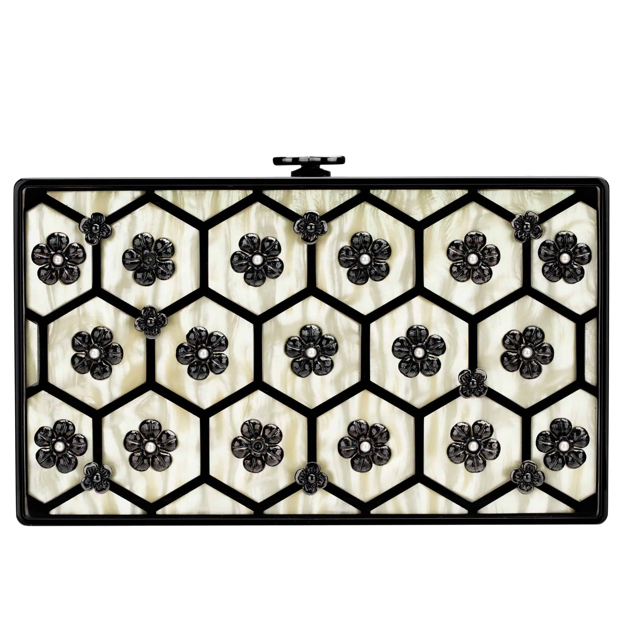 CHANEL MINAUDIÈRE LIMITED EDITION MOTHER-OF-PEARL BLACK HARDWARW - On Repeat