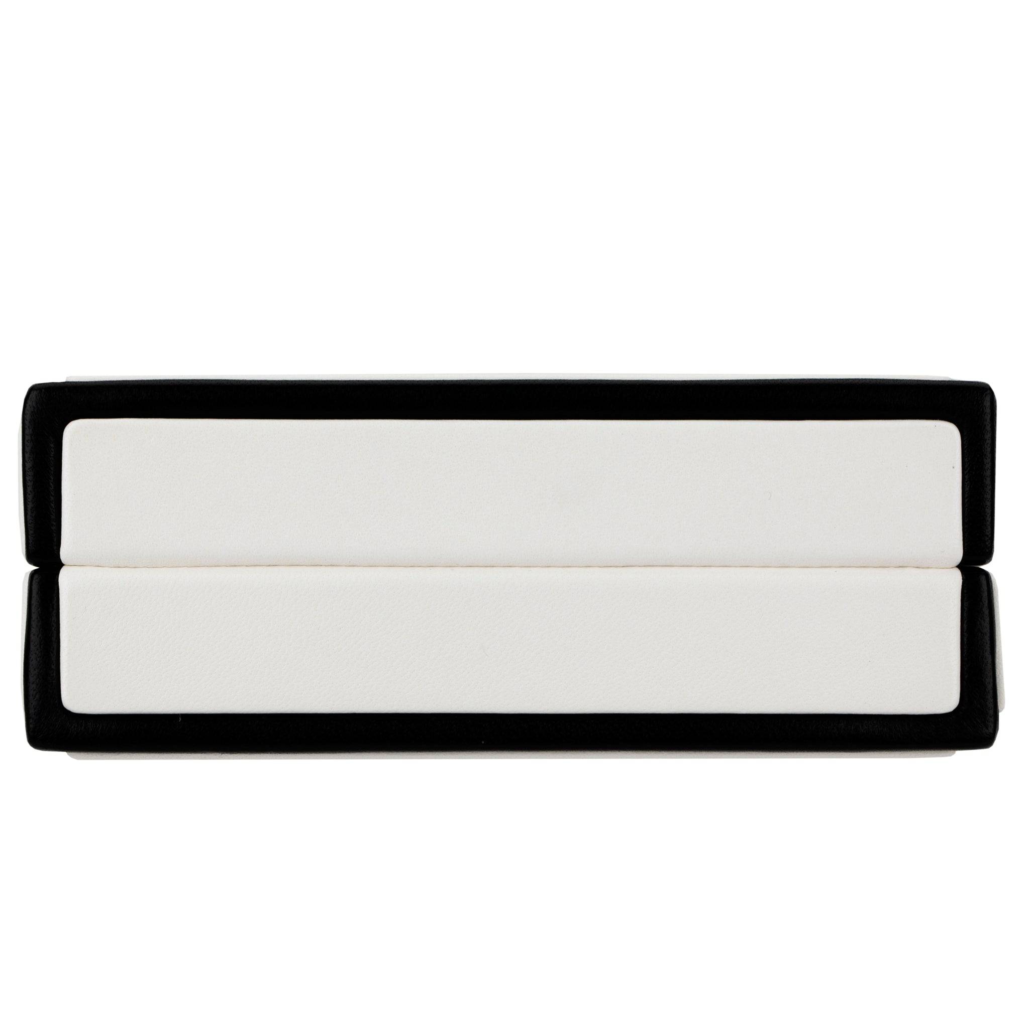 CHANEL MINAUDIÈRE LIMITED EDITION WHITE & BLACK CHANEL NO.5 PERFUME BOX GOLD-TONE HARDWARE - On Repeat