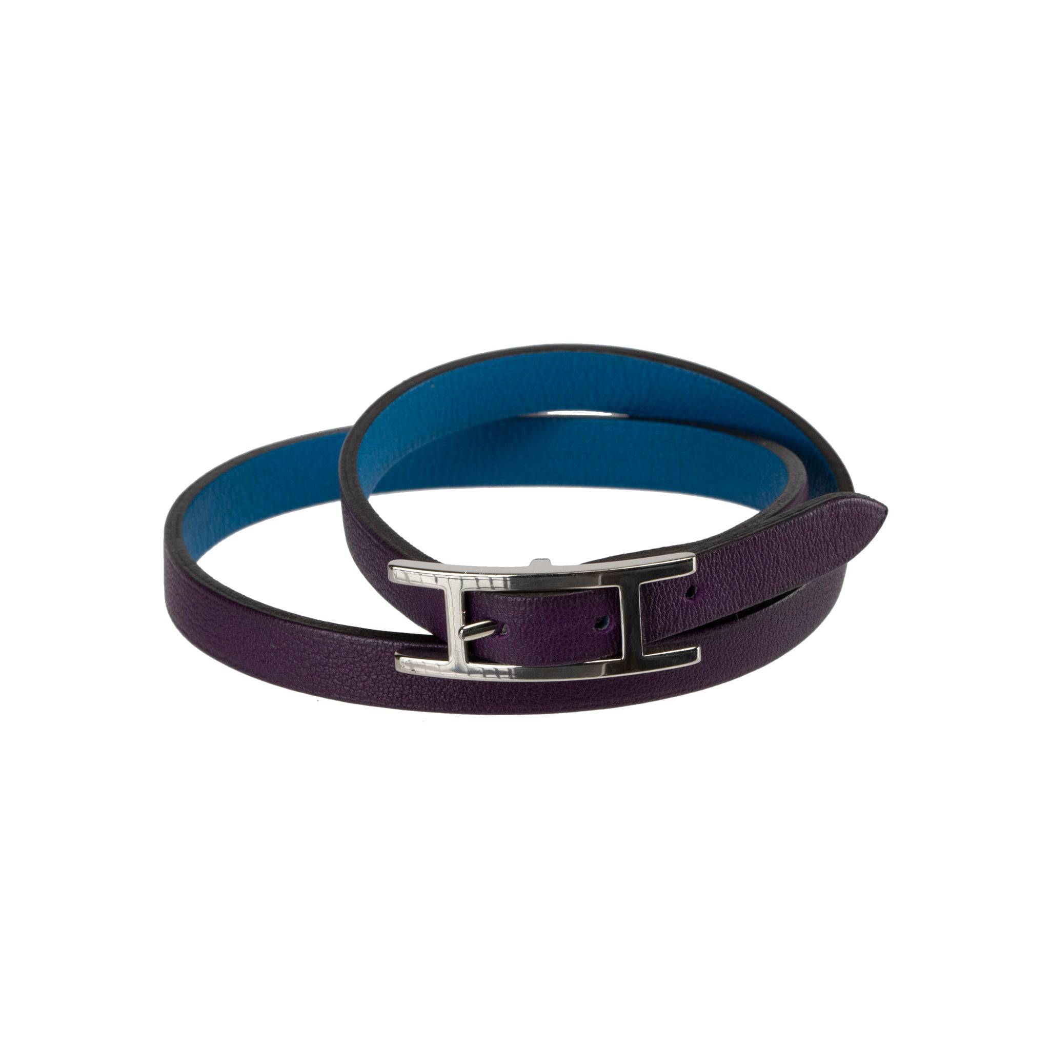 HERMES TWO TONE BEHAPI BRACELET PALLADIUM HARDWARE - On Repeat