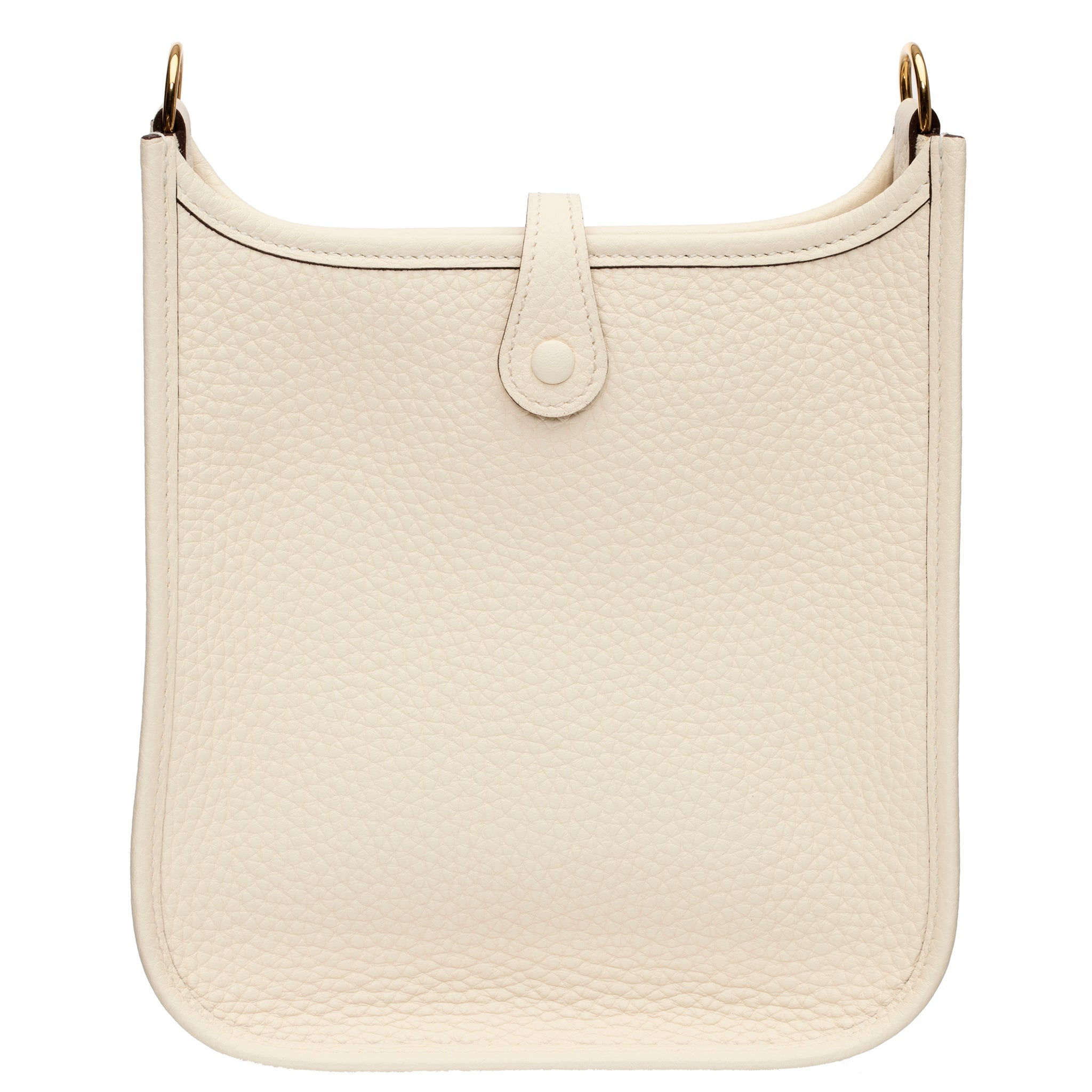 HERMES EVELYNE 16CM NATA CLEMENCE LEATHER GOLD HARDWARE - On Repeat