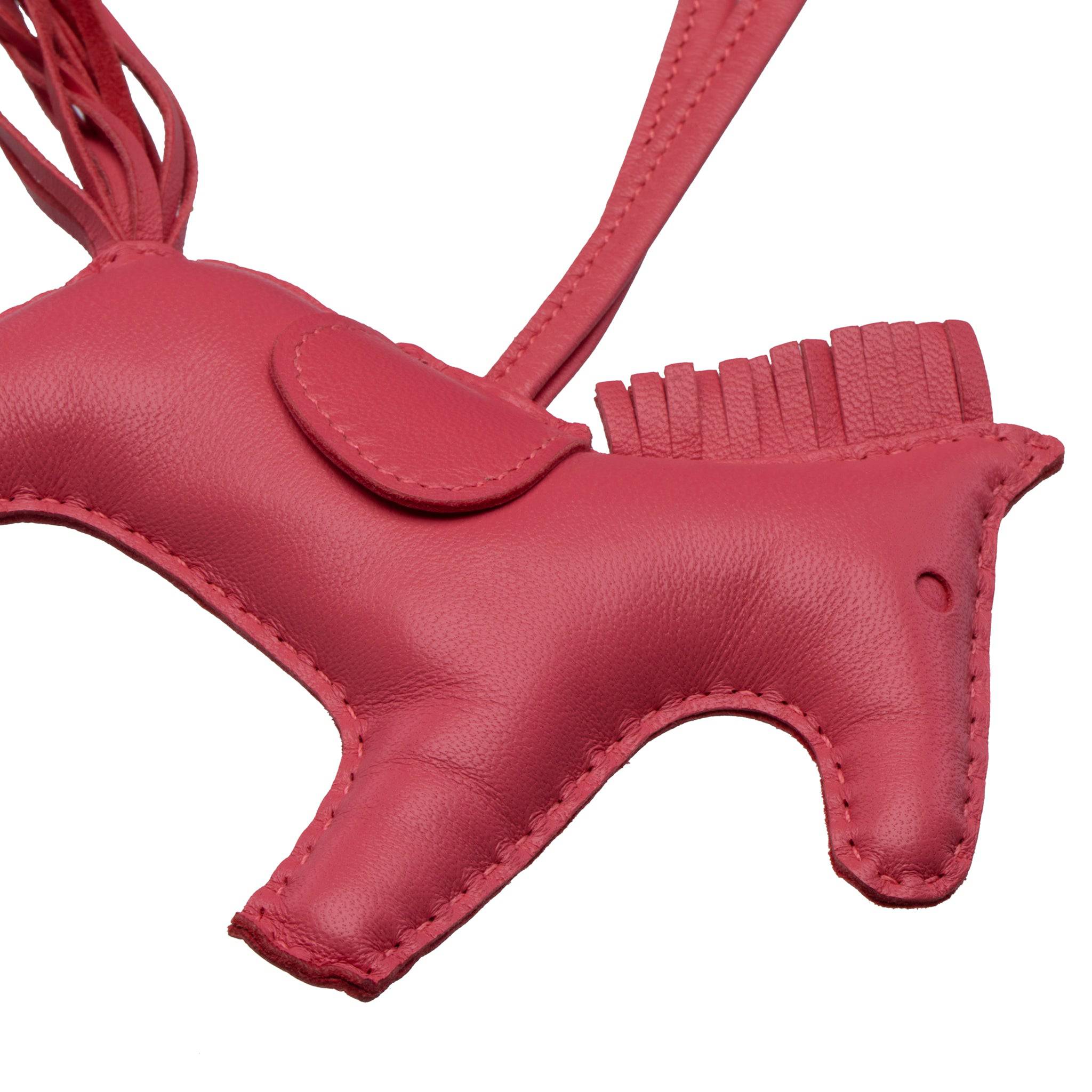 HERMES RODEO BAG CHARM MM ROSE AZALEE - On Repeat