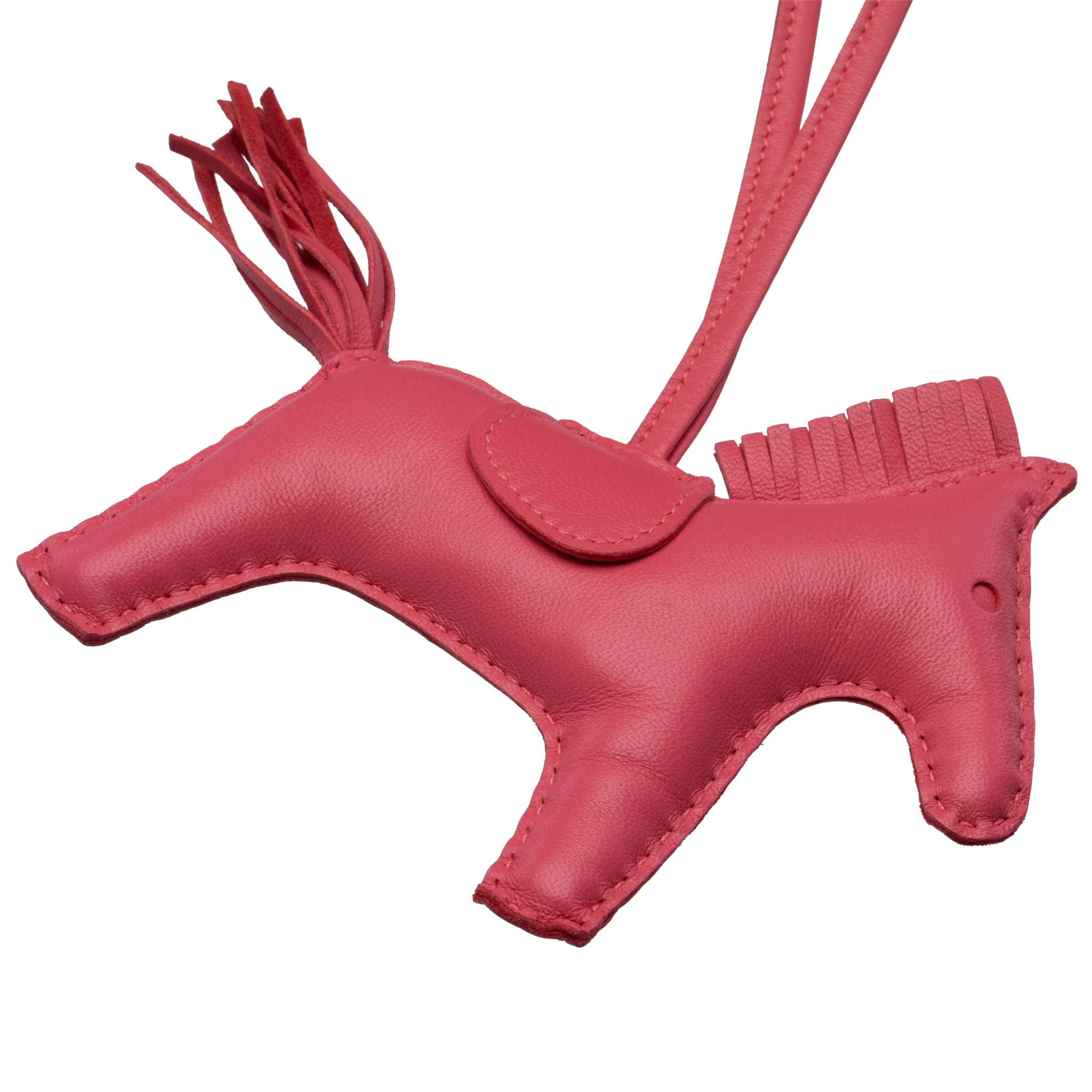 HERMES RODEO BAG CHARM MM ROSE AZALEE - On Repeat