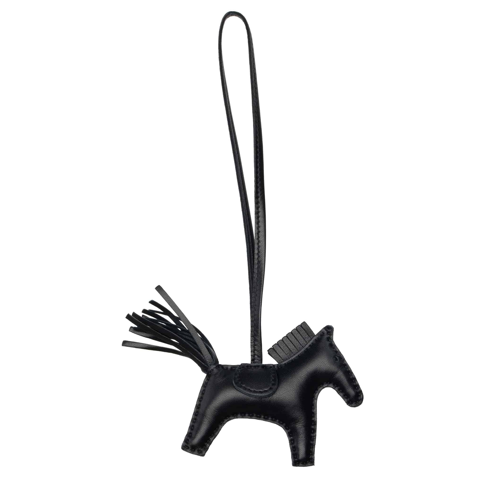 HERMES RODEO BAG CHARM PM SO BLACK - On Repeat