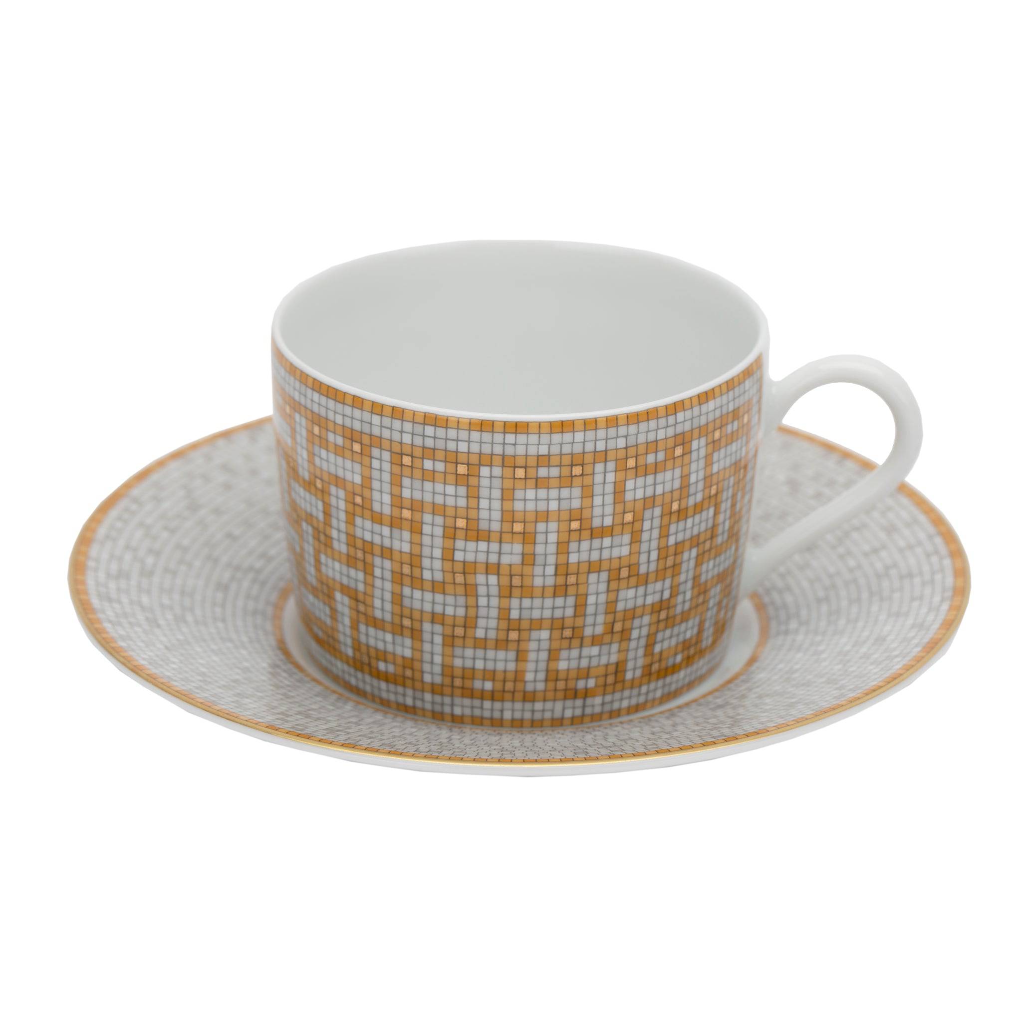 HERMES MOSAIQUE AU 24 GOLD TEA CUP SET - On Repeat