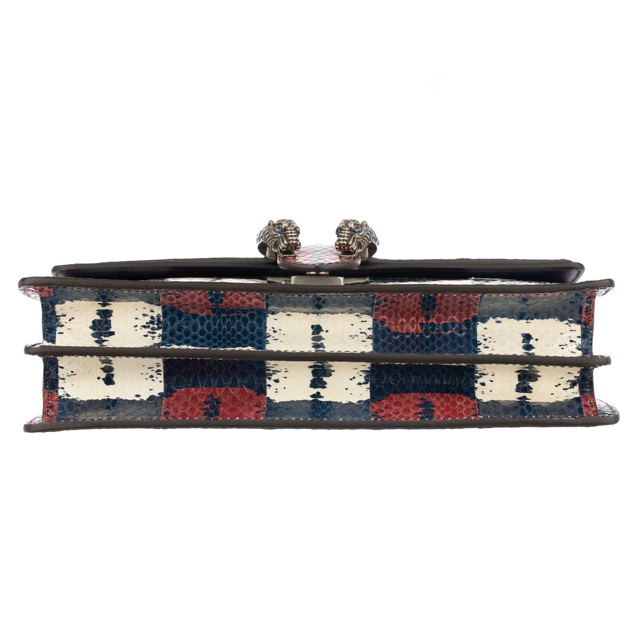 Gucci Dionysus Blue, Red & White Python Shoulder Bag - On Repeat