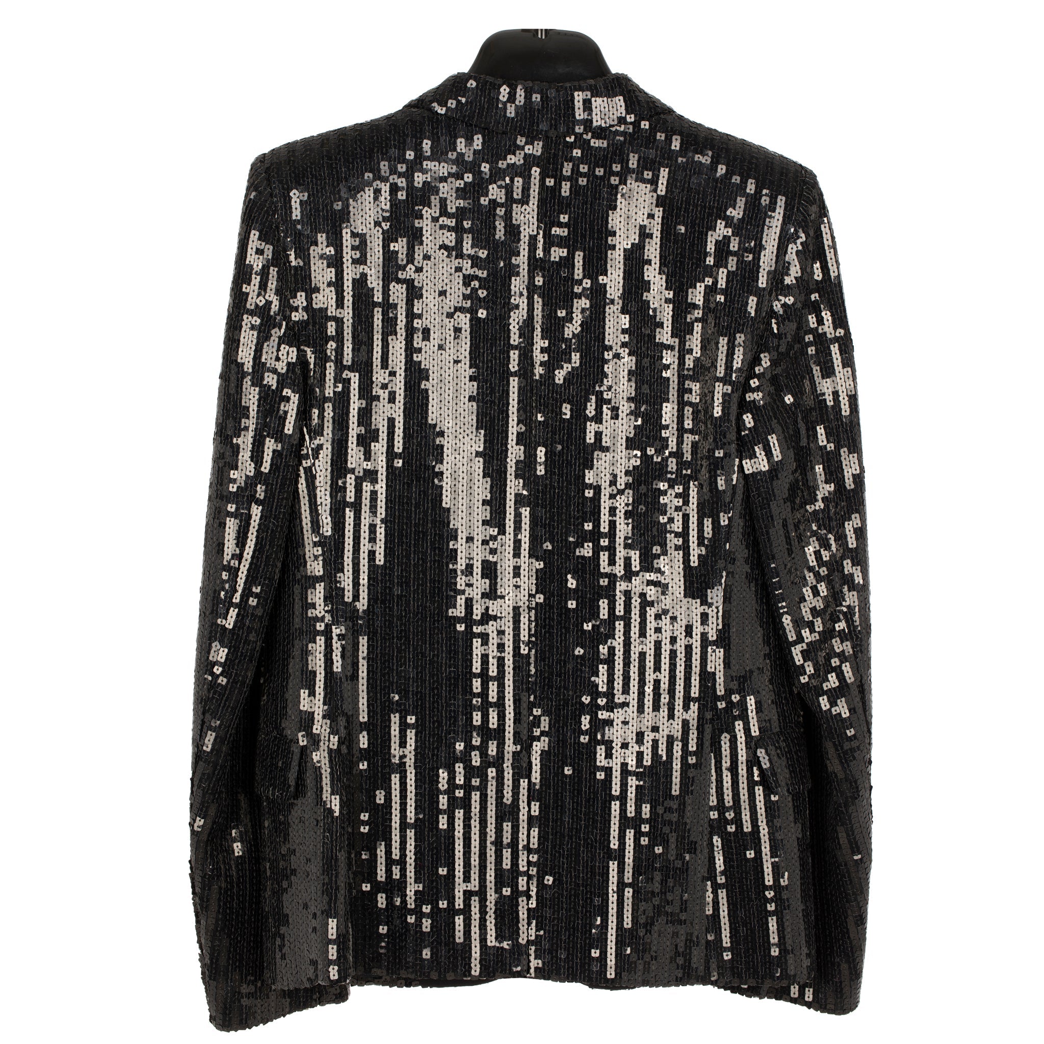 Yves Saint Laurent Evening Tuxedo Jacket Black Sequin 34 Fr - On Repeat