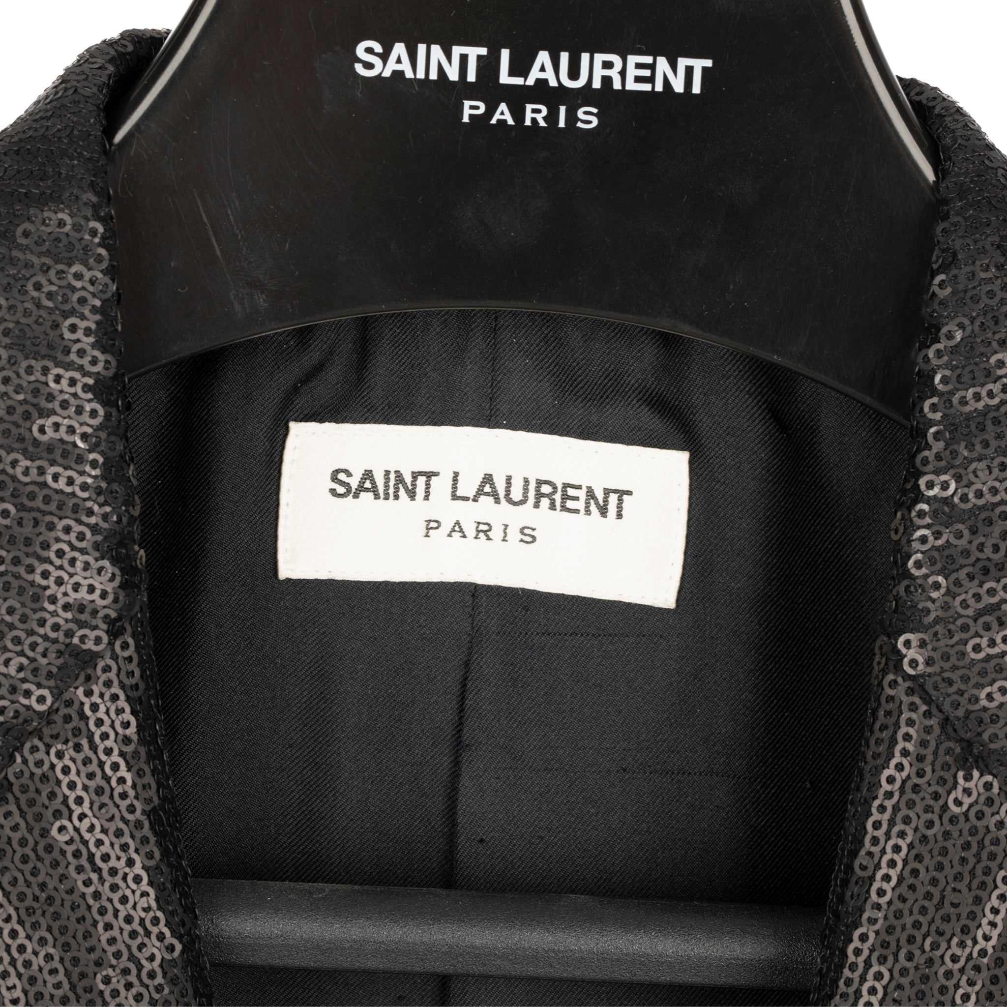 Yves Saint Laurent Evening Jacket Black Sequin 34 Fr - On Repeat