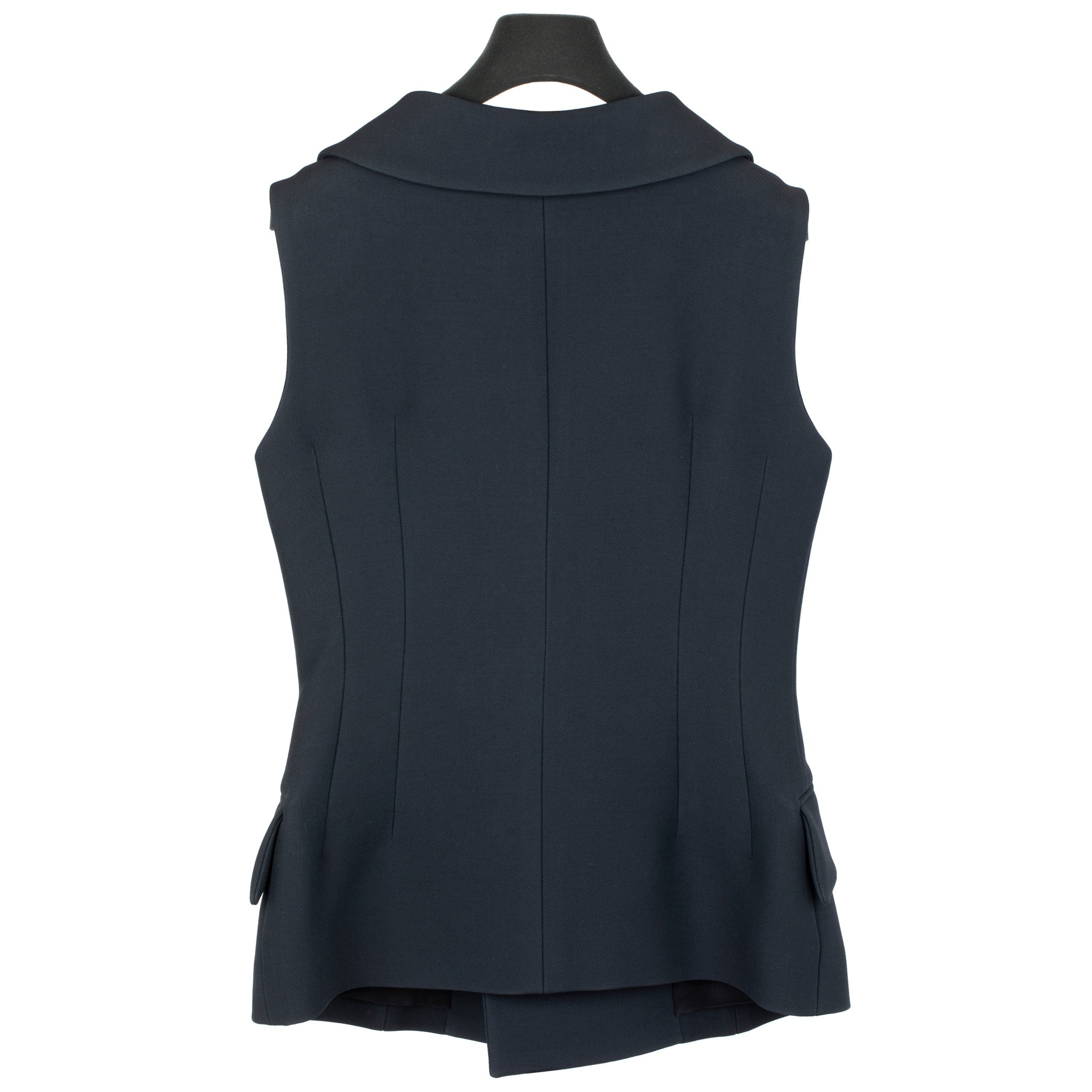 Christian Dior Womens Vest Navy 38 Fr - On Repeat