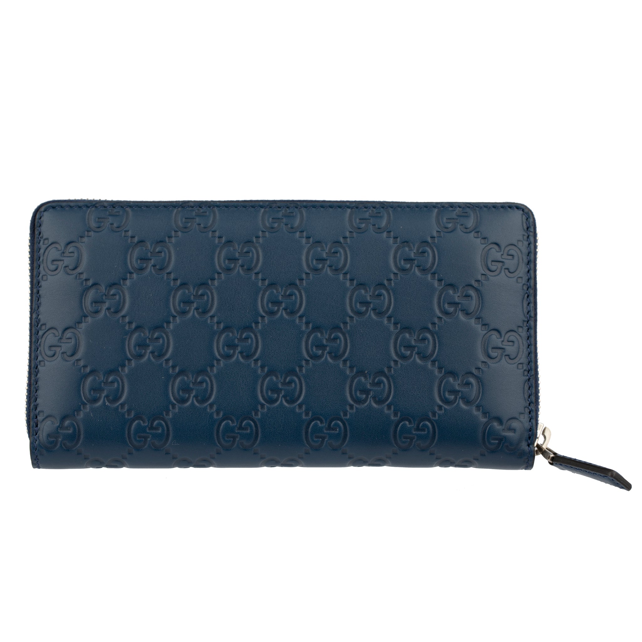 Gucci GG Wallet Navy Leather "NY" New York Yankees Logo - On Repeat