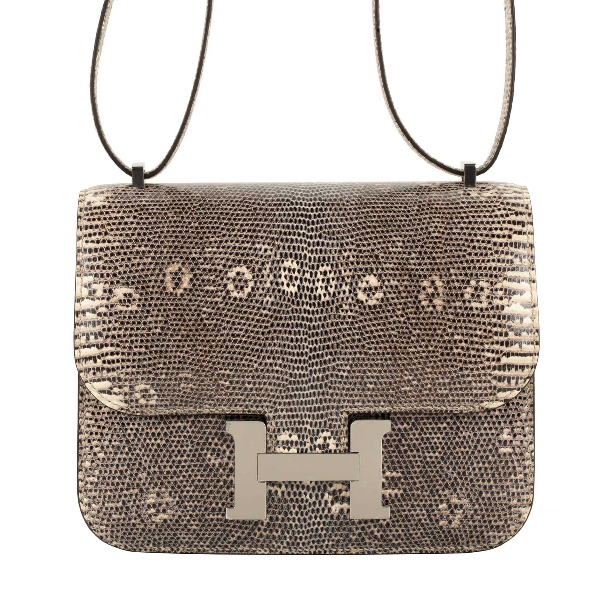 HERMES CONSTANCE 19CM OMBRE LIZARD PALLADIUM HARDWARE - On Repeat